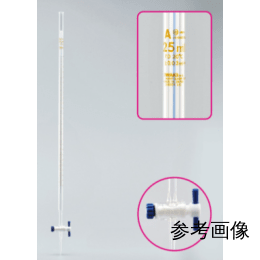 ビューレット 青筋 25mL PTFEコック standard IWAKI