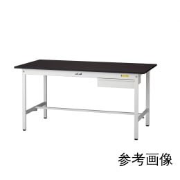 ワークテーブル 固定 キャビネット付 SLM-975U-BRW