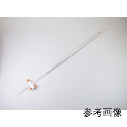 ビュレット PTFE活栓付 クラスA 白 青筋 10mL