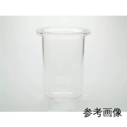 石英平底セパラフラスコ 溝なし 3000mL