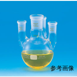 【販売終了】NS(共通摺合せ)四口なす型フラスコ 2000mL 中管29/32 側管29/32