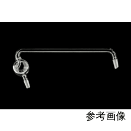 Fine共通摺合トラップ球 ケルダール傾斜用 傾斜管長さ300mm 下部雄19/38 側部雄19/38