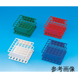 アンワイヤーハーフ試験管立て Φ13用 緑