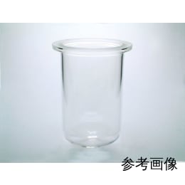 石英半円形セパラフラスコ 溝なし 3000mL