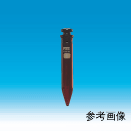 Fine透明共通摺合共栓沈でん管 50mL 茶褐色 目盛無 外径φ35×H105 栓24/15.5 10入