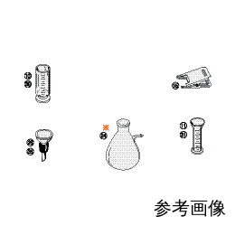 ガラスファンネルのみ 20mL PTFEコート φ25用 061680-25121