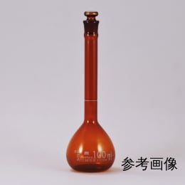 メスフラスコ クラスA 茶 500mL