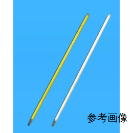 水銀精密棒状温度計白管 0~100目0.5 L300