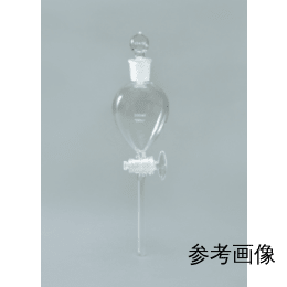 分液ロート 丸形 300mL 球栓 共摺硝子コック付 IWAKI