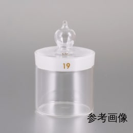 秤量びん(ホウケイ酸硝子JR-1) 茶文字 φ35×H30