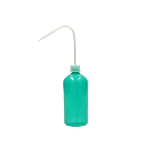 TGK - 東京硝子器械 TryWinZ / カラー洗浄びん 500mL 緑 LDPE