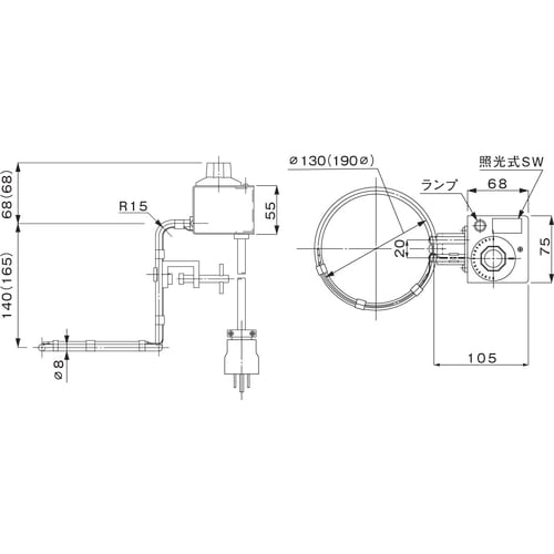 TGK - 東京硝子器械 TryWinZ / Fine投込みヒーター FPH-190 調節器付