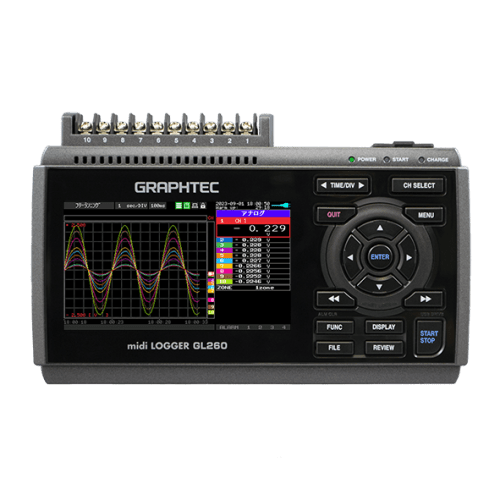 TGK - 東京硝子器械 TryWinZ / データロガー midi LOGGER GL260 TGK - 東京硝子器械 TryWinZ / データロガー midi LOGGER GL260