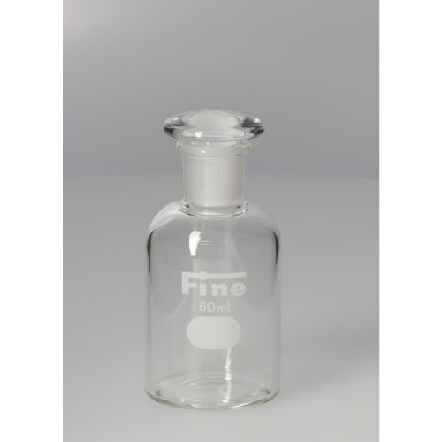 Fine細口共通試薬瓶 硬質 透明 60mL φ45×H83