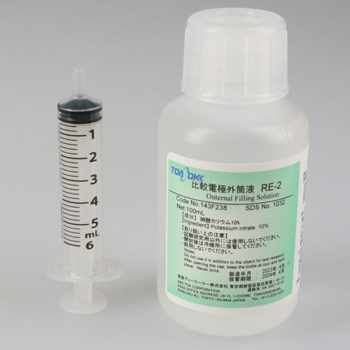 TGK - 東京硝子器械 TryWinZ / 東亜DKK 比較電極外筒液 RE-2 100mL 143F238