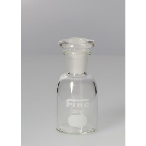 Fine細口共通試薬瓶 硬質 透明 30mL φ38×H70