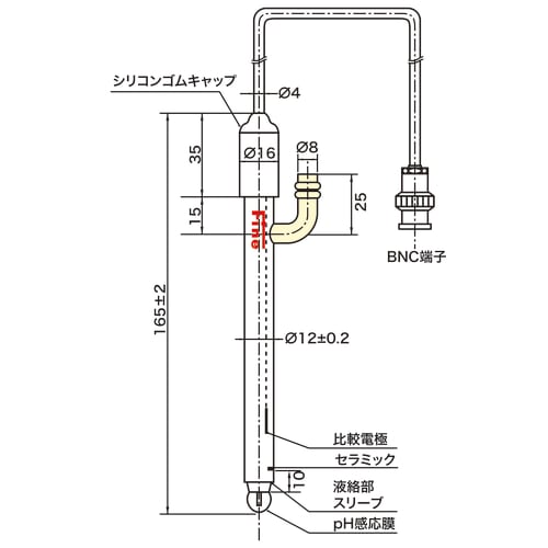 TGK - 東京硝子器械 TryWinZ / Fine pH複合電極 RR-1100S