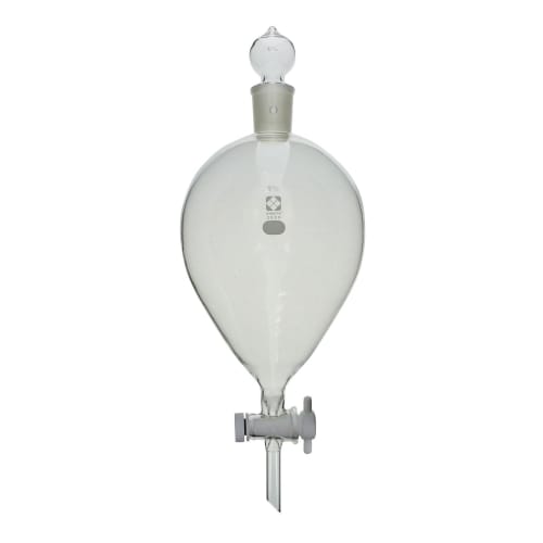 TGK - 東京硝子器械 TryWinZ / 分液ロート 球栓スキーブ形 3000mL PTFE