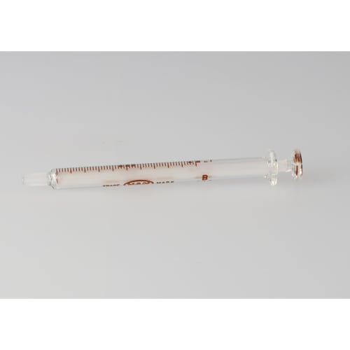 TGK - 東京硝子器械 TryWinZ / VAN 白硬注射器 中口 0.5mL 微量用 classI 00211013 真空パック包装