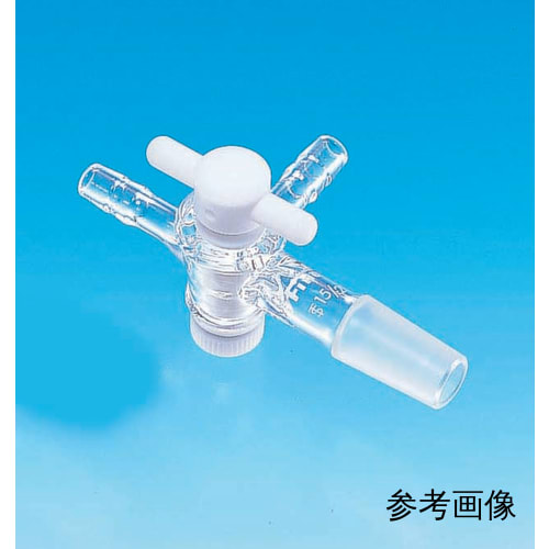 TGK - 東京硝子器械 TryWinZ / Fine共通摺合吸引栓三方コック PTFE