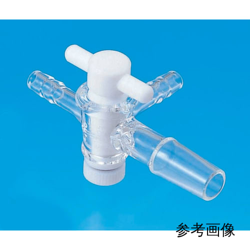 TGK - 東京硝子器械 TryWinZ / Fine透明共通摺合吸引栓三方コック PTFE