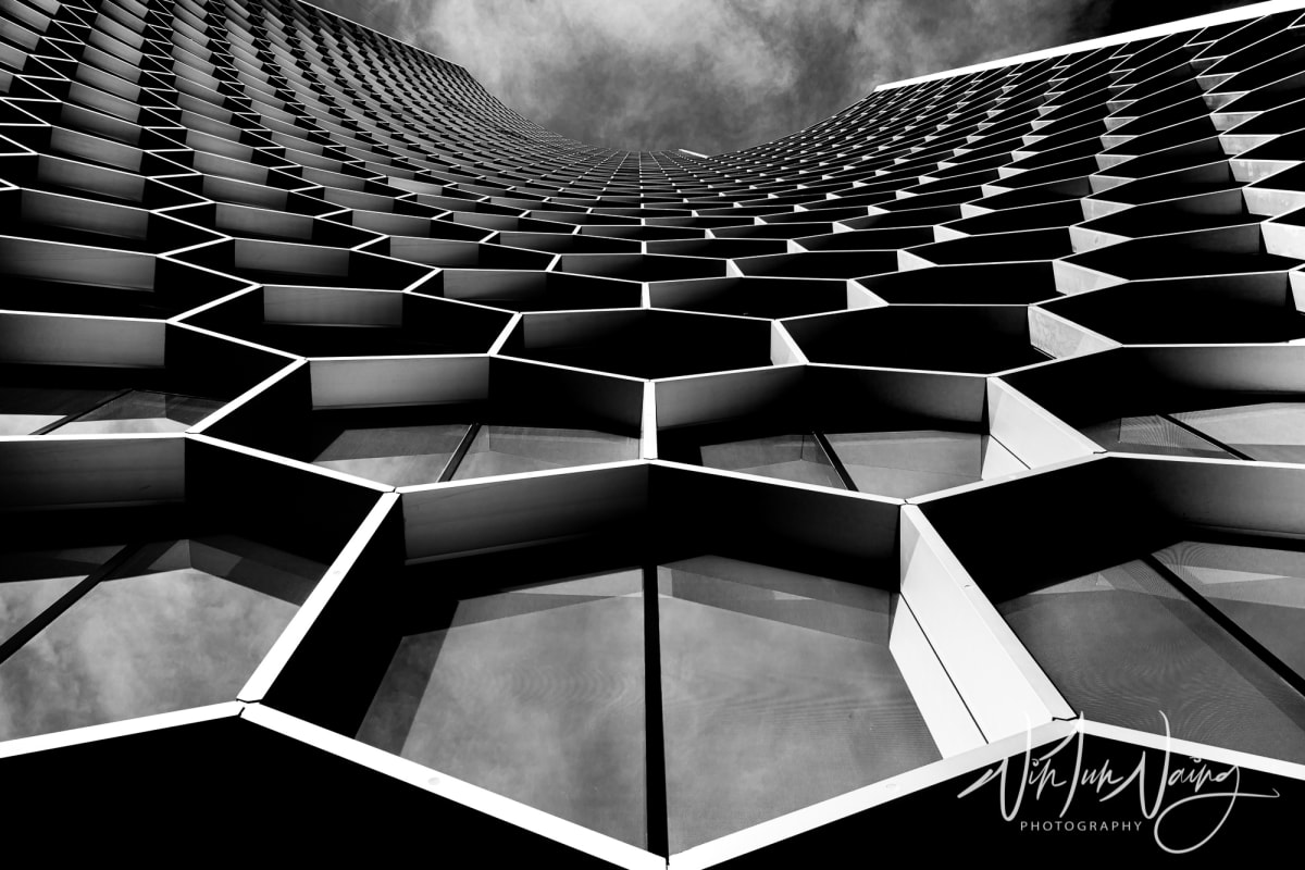 Duo Honeycomb Facade — View 02