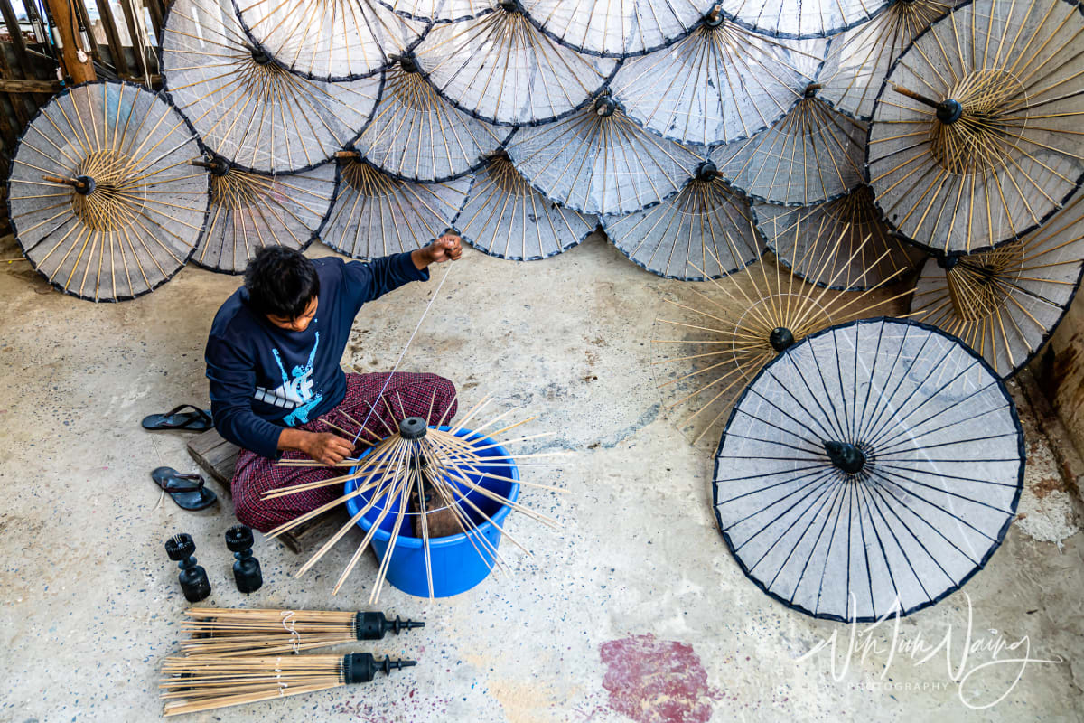 Myanmar Traditional Umbrellas — View 04