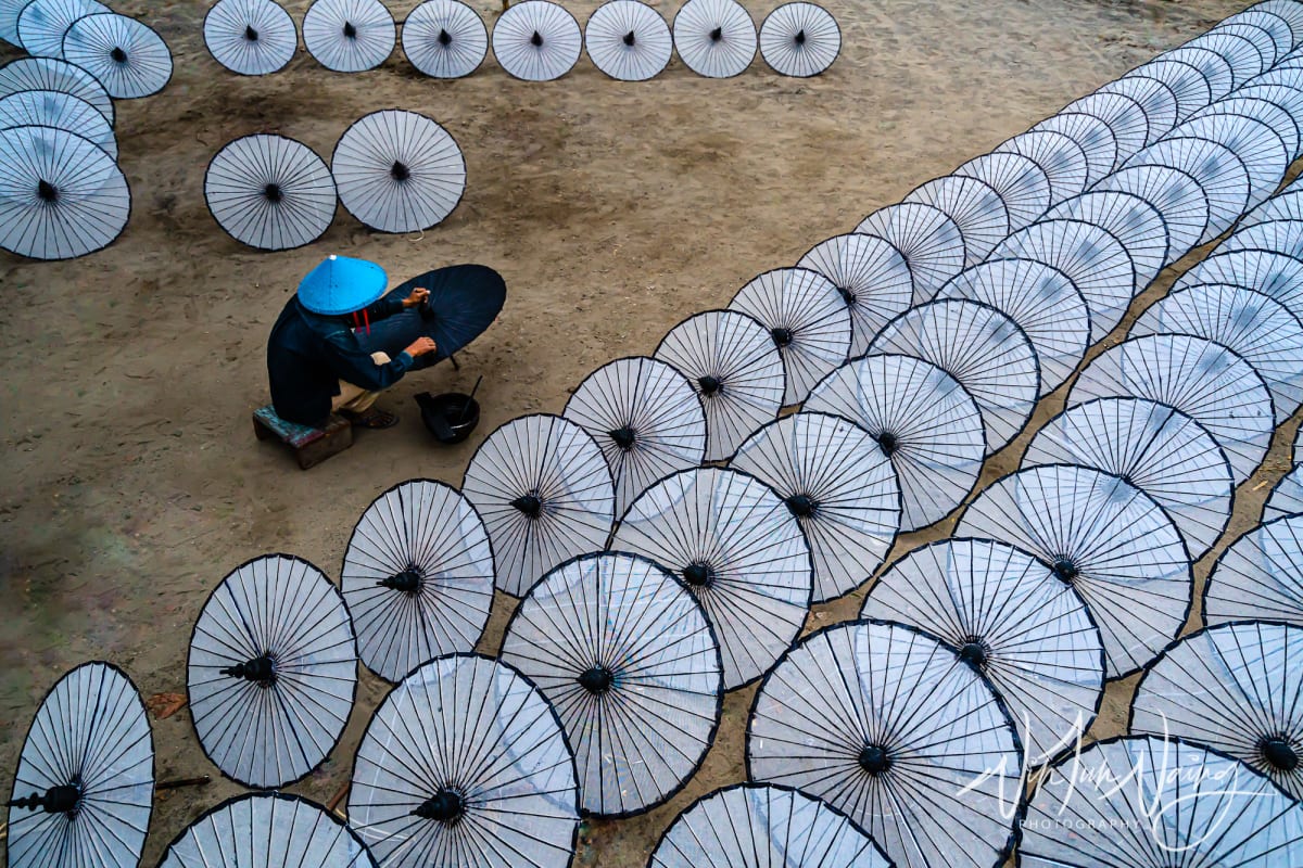 Myanmar Traditional Umbrellas — View 09