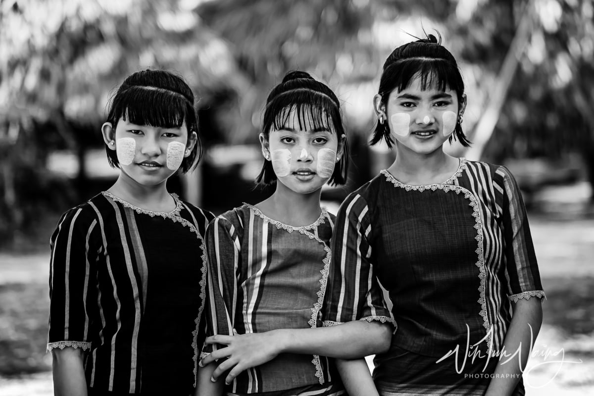 Burmese People with Thanaka — View 10