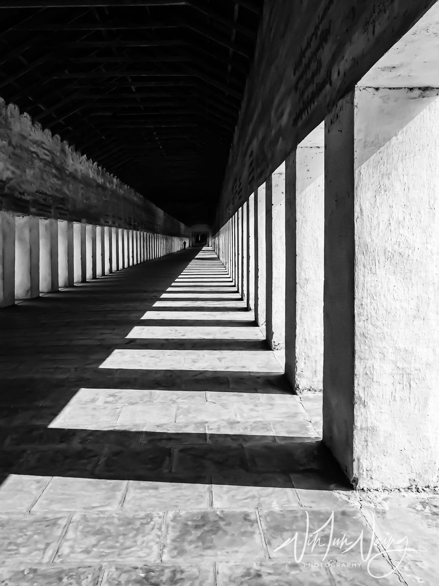 Temple Hallway in Bagan