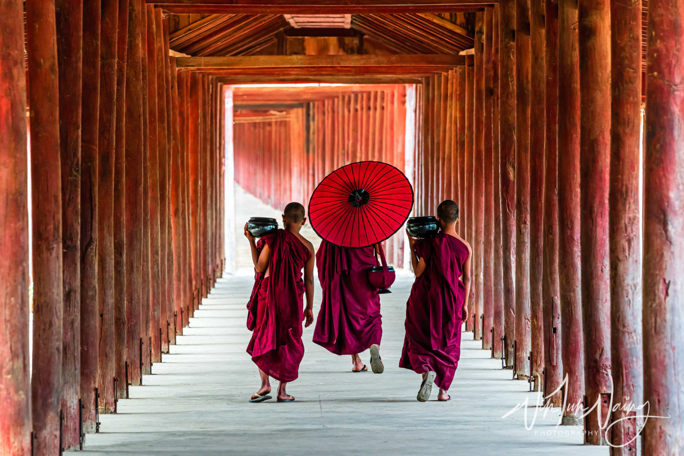 Three Novices at Old Temple