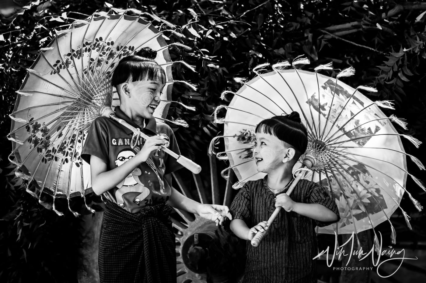 Burmese People with Thanaka — View 08