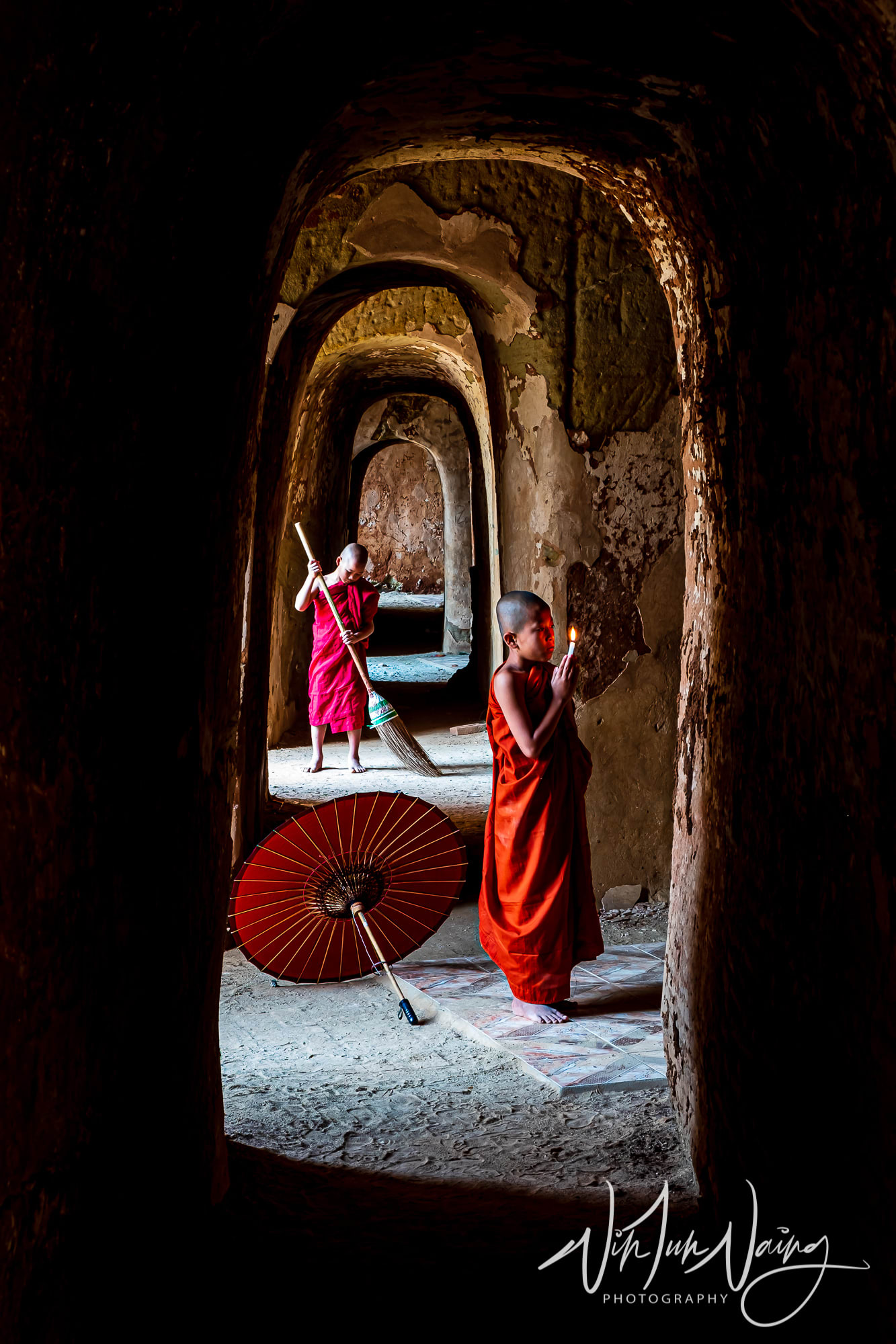 Novices in Myanmar Burma — View 10