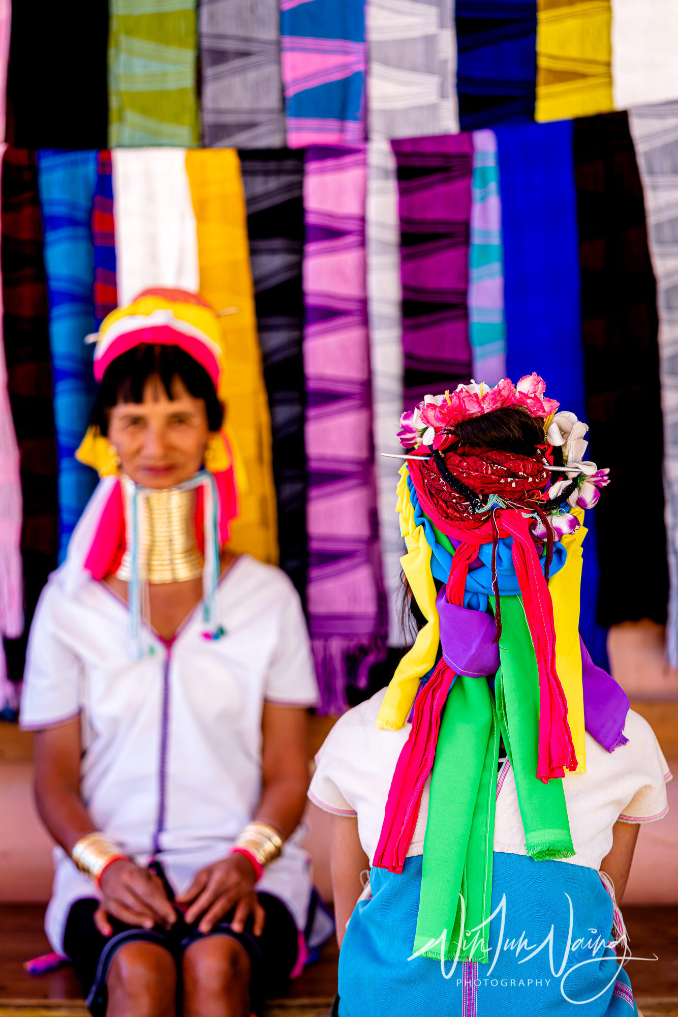 Kayan Mother and Daughter VI