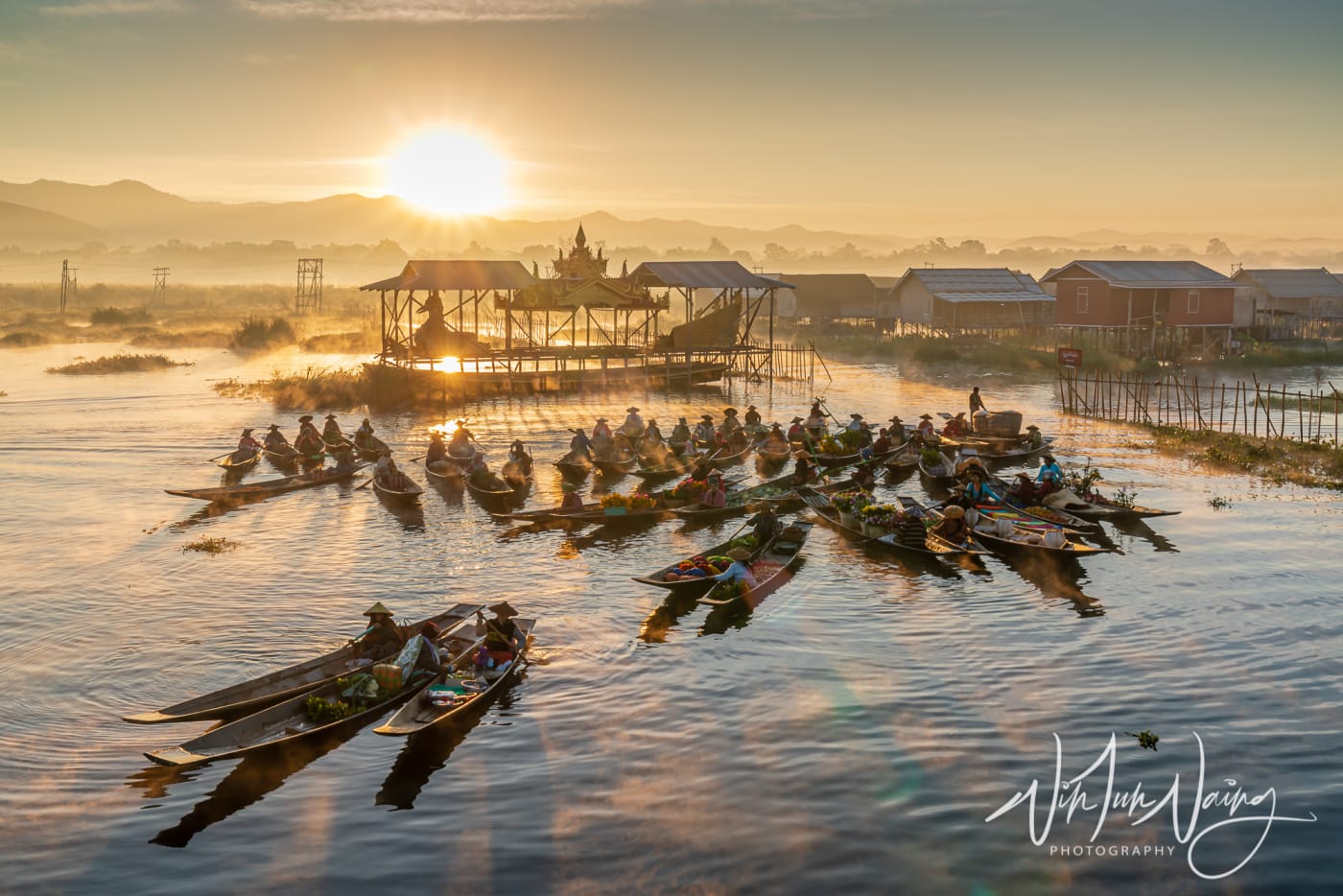 Inle Lake Floating Market