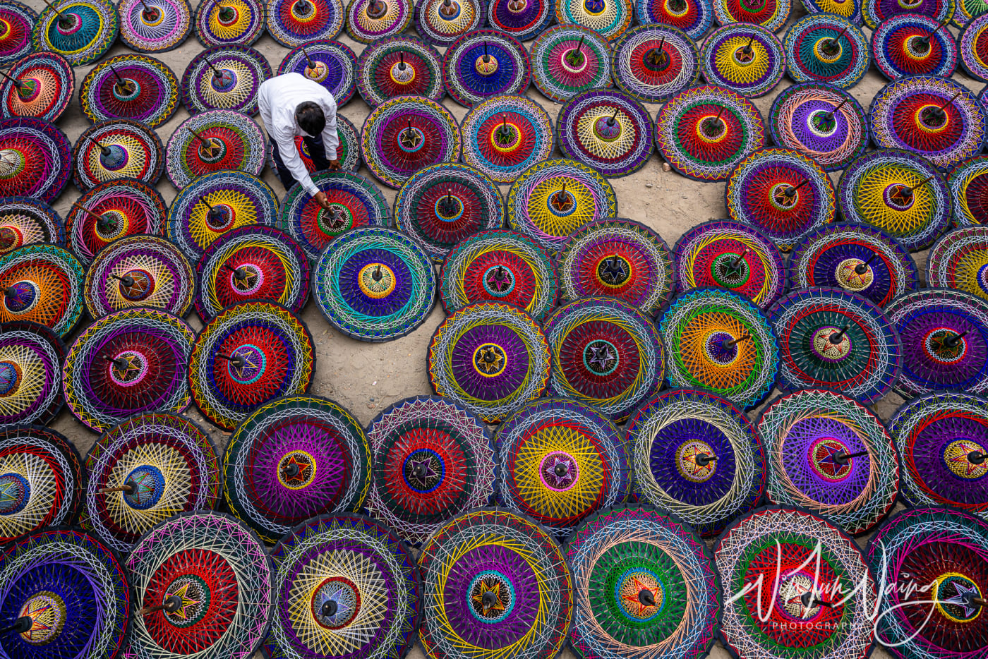 Myanmar Traditional Umbrellas — View 08