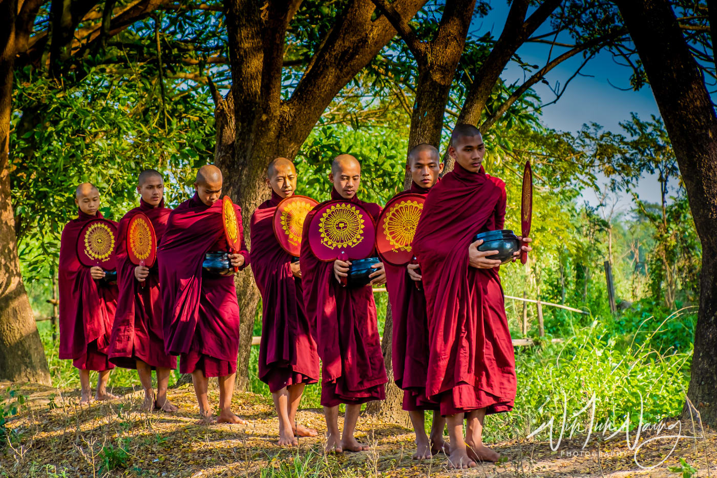 Novices in Myanmar Burma — View 06