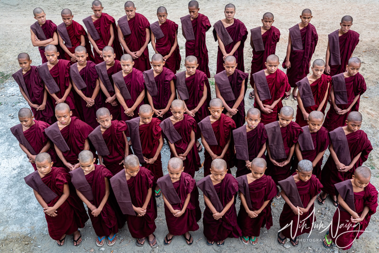 Novices in Myanmar Burma — View 01