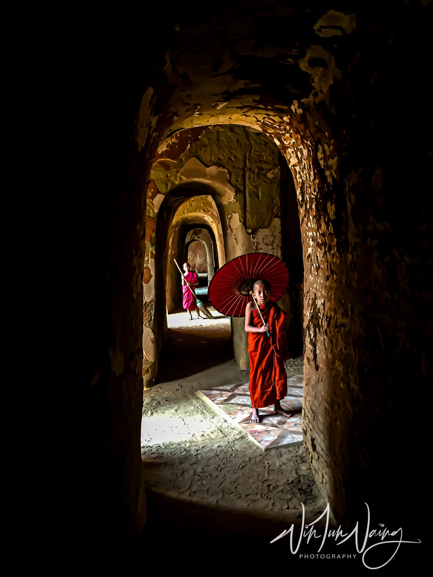 Two Novice Monks — View 01