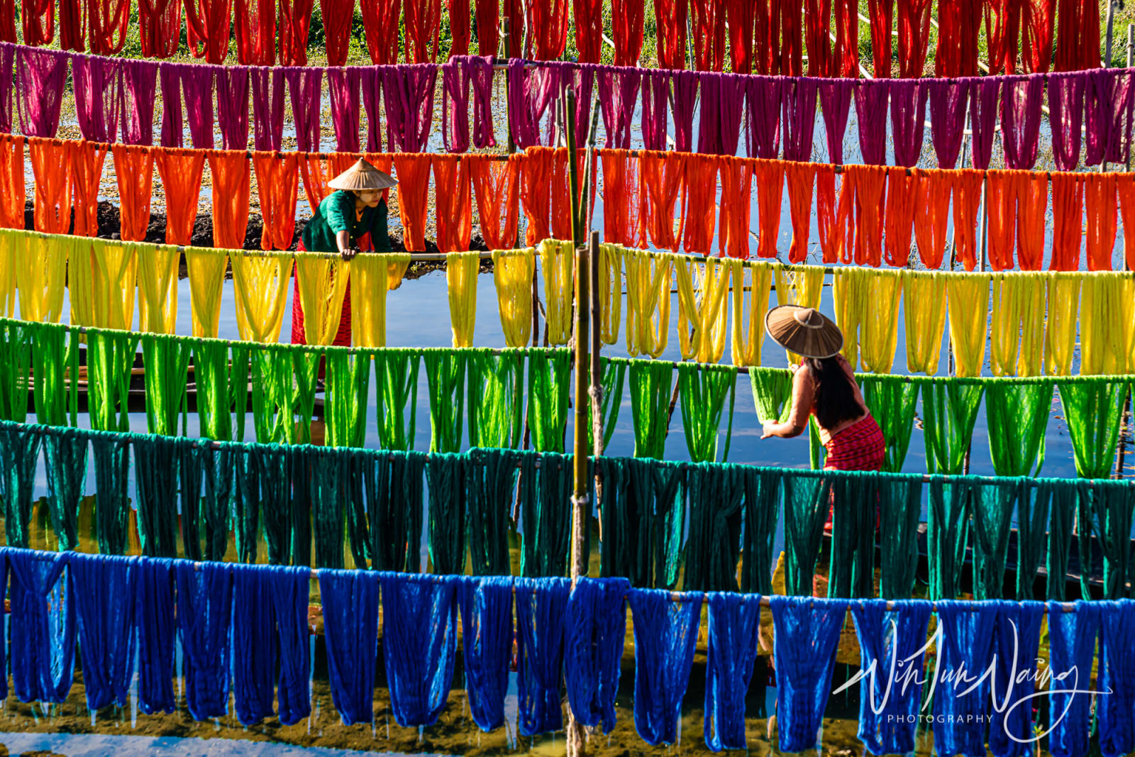 Handcrafted Colorful Lotus Fabrics II — View 01