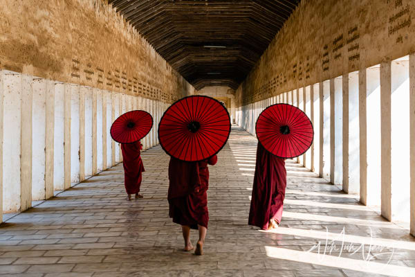 Three Novice at Ancient Bagan