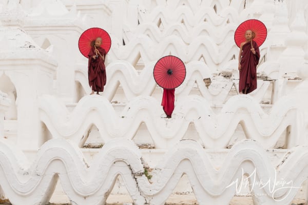 Three Novices at Pagoda