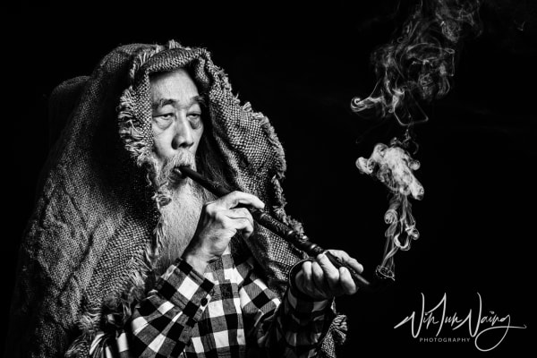 Man with a Pipe VII