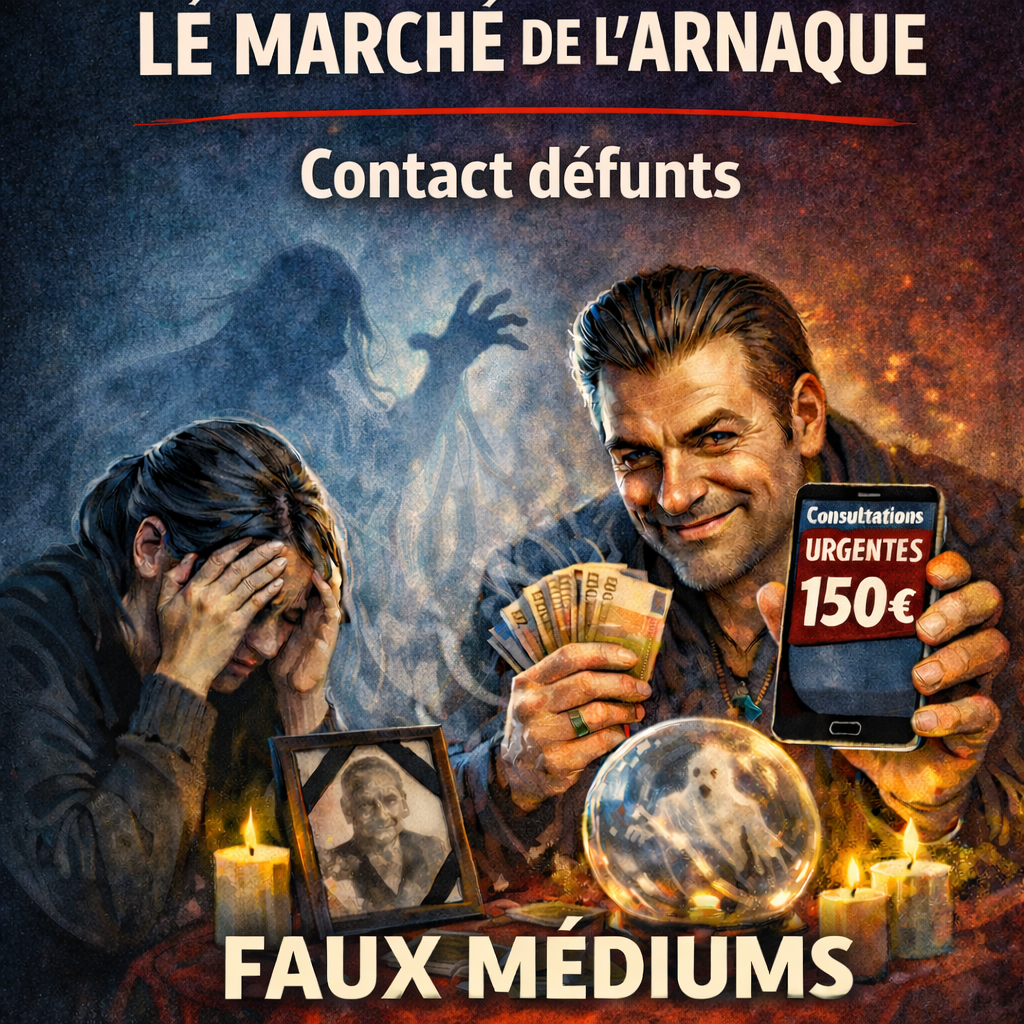 Illustration de l'article « Contact défunts : un marché de la souffrance »