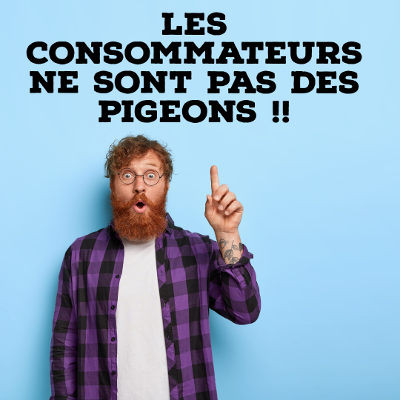 Illustration of the article “Consumers are not pigeons”