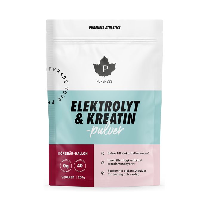 Pureness Elektrolyt & Kreatin Körsbär Hallon