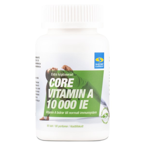 Svenskt Kosttillskott Core Vitamin A 10000 IE