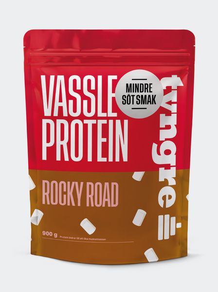 Tyngre Vassle Protein Rocky Road Mindre söt smak