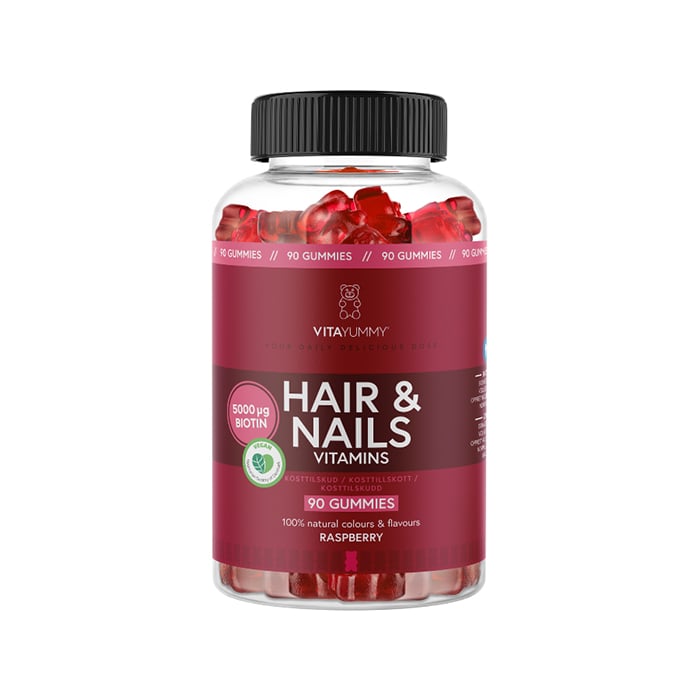  VitaYummy Hair & Nails Gummies Hallon