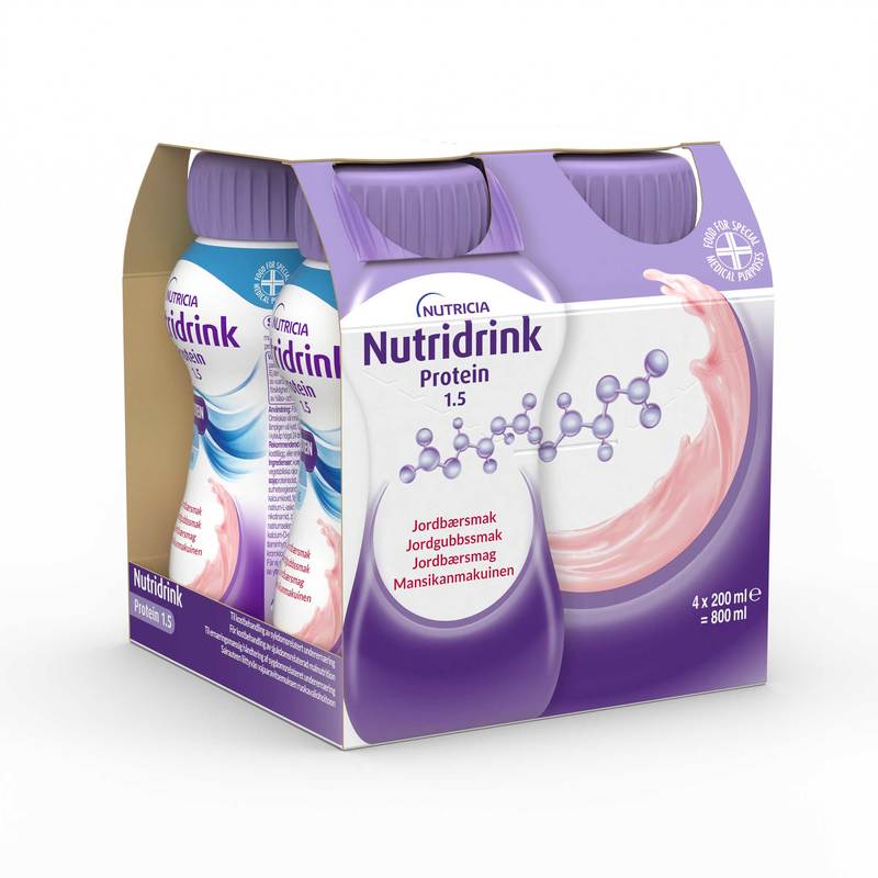 Nutridrink Protein Jordgubb